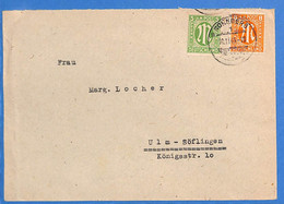 Allemagne Zone Bizone 1945 Lettre De Nurnberg (G13524) - Andere & Zonder Classificatie