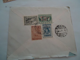 GREECE   COVER  1948 POSTMARK  RHODES RODOS ΡΟΔΟΣ  2 SCAN - Marcophilie - EMA (Empreintes Machines)