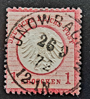 Deutsches Reich 1872, Mi 4 JNOWR::::: 26/9/72 - Used Stamps