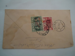 GREECE   COVER  1948 POSTMARK  CHALKIS KYMH ΧΑΛΚΙΣ ΚΥΜΗ    2 SCAN - Marcophilie - EMA (Empreintes Machines)