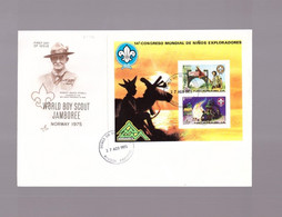 Nicaragua -27 8 1975 Fdc Scout - Gebruikt