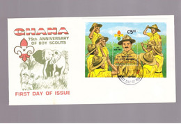 Ghana -   1982 Fdc Scout - Gebraucht