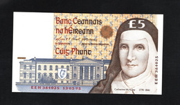 Irlande, 5 Pounds, 1992-2001 Issue Central Bank Of Ireland - Irland