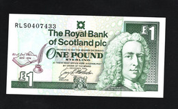 Écosse, 1 Pound Sterling, 1992-2005 Commemorative Issues Royal Bank Of Scotland PLC - 1 Pound