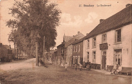 CPA - Belgique - Stockay - Le Boulevard - Edit. Cuivers Lemye - Animé - Enfant - Saint-Georges-sur-Meuse