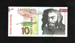 Slovénie, 10 Tolarjev, 1992-2005 Issue - Slovénie