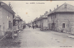 Cpa- 73 - Albens -animée- Grande Rue - Edi Pittier N° 2033 - Albens