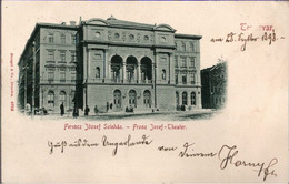! 1898 Alte Ansichtskarte Aus Temesvar, Rumänien, Romania, Theater, Theatre, Verlag Stengel & Co., Dresden 4694 - Romania