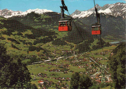 Austria, Vorarlberg, Schruns - Tschagguns Mit Montafoner Hochjochbahn, Bezirk Bludenz, Gebraucht 1980 - Schruns