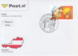 FDC AUSTRIA 2886 - Mother Teresa