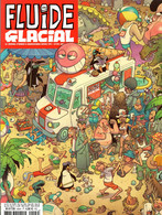 FLUIDE GLACIAL N° 494 - Juillet 2017 - Diego ARANEGA - TRONCHET - LINDINGRE - GAI LURON - MO/CDM - Humour