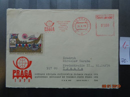 ČESKOSLOVENSKO  -  PRAGA 1978 - Cartas & Documentos