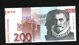 Slovénie, 200 Tolarjev, 1992-2005 Issue - Slovenia