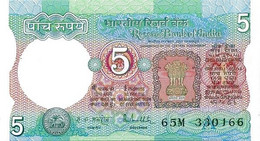 INDIA 5 RUPEES P 80p 1990 UNC SC NUEVO - Inde