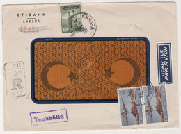 TURKEY,TURQUIE,TURKEI , ANKARA TO NEW YORK (USA) 1950 ,ETI ,BANK ,COVER - Briefe U. Dokumente