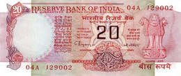 INDIA 20 RUPEES P 82j 1990 UNC SC NUEVO - Inde