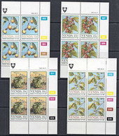 B0644 VENDA 1985,  SG 111-4 Food From The Veld,  MNH Control Blocks Of 4 - Venda