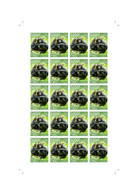 MALI 2022 IMPERF LUXURY PROOF SHEET 20V - ENDANGERED FAUNA FAUNE MENACEE - CHIMPANZEE CHIMPANZE SINGES APES MONKEYS  MNH - Chimpanzés