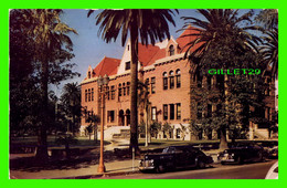 SANTA ANA, CA - ORANGE COUNTY COURT HOUSE - ANIMATED VINTAGE CARS - TRAVEL IN 1953 - - Santa Ana