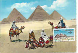 EGYPTE - CARTE MAXIMUM - PA 142 - PYRAMIDES - Cartas