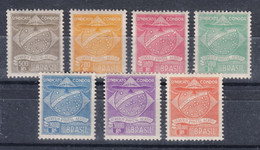 Brazil Brasil 1927 Airmail Condor Mi#C1-C7 Mint Hinged - Posta Aerea