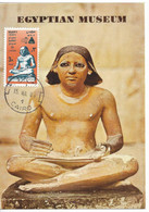 EGYPTE - CARTE MAXIMUM - SCRIBE - Cartas