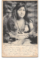 CPA Indian Kaw Claa A Thlinget Maiden From Chilkat - Seins Nus - Alaska - Other & Unclassified