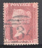 GB Queen Victoria 1861 One Penny Red S.G.No 42 In Fine Used Condition. - Gebruikt