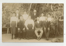 07 Ardèche Annonay Groupe Famille Du Le Tref 3 Rue Ste Marie Carte Photo - Annonay