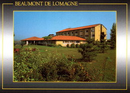 17125 BEAUMONT DE LOMAGNE Bastide  Du XIIe Siècle, Centre De Rééducation Du Cœur   ( 2 Scans ) 82 Tarn Et Garonne - Saint Nicolas De La Grave