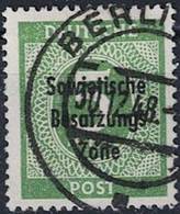 Alliierte Bes. SBZ All. Ausgaben Ziffer (MiNr: 207) 1948 - Gest Used Obl - Oblitérés