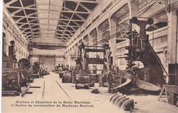 76  Le Trait. Ateliers Et Chantiers De Seine Maritime. L'atelier De Construction De Machines Marines - Le Trait
