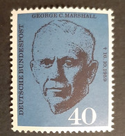Francobolli Germania Anniversario Morte Generale George Marshall 1960 - Ungebraucht