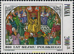 168937 MNH POLONIA 1993 500 ANIVERSARIO DEL PARLAMAENTO POLACO - Sin Clasificación