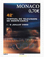 79528 MNH MONACO 2002 42 FESTIVAL DE TELEVISION DE MONTECARLO - Andere & Zonder Classificatie