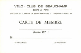 BEAUCHAMP - VELO CLUB DE BEAUCHAMP - Beauchamp
