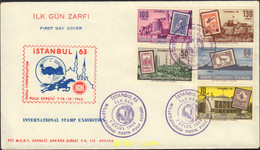 368950 MNH TURQUIA 1963 ESTAMBUL 63. EXPOSICION FILATELICA INTERNACIONAL - Lots & Serien