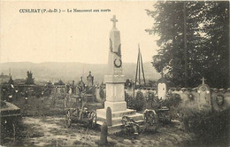 - Puy De Dôme -ref-B636- Cunlhat - Monument Aux Morts Dans Le Cimetiere - Monuments Aux Morts - - Cunlhat