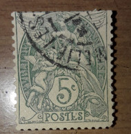 N° 111, Bulle Sur E De Postes - Used Stamps