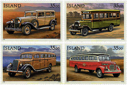 42013 MNH ISLANDIA 1996 COCHES CORREO - Verzamelingen & Reeksen