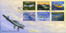 367424 MNH NUEVA ZELANDA 2001 AVIONES - Variedades Y Curiosidades