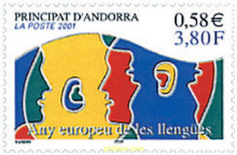 78139 MNH ANDORRA. Admón Francesa 2001 AÑO EUROPEO DE LAS LENGUAS - Verzamelingen