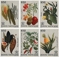 92685 MNH VATICANO 1992 FLORES Y FRUTOS DE NUEVO MUNDO - Used Stamps