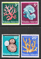 TOKELAU 1973 - CORALES - CORAUX - CORALS - CORALLI - KORALLEN - YVERT 37/40** - Tokelau