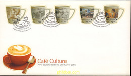 370066 MNH NUEVA ZELANDA 2005 EL CAFE - Plaatfouten En Curiosa