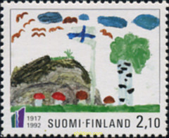 103292 MNH FINLANDIA 1992 75 ANIVERSARIO DE LA INDEPENDENCIA - Used Stamps