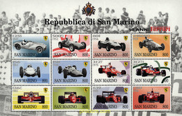 237847 MNH SAN MARINO 1998 50 ANIVERSARIO DE FERRARI. AUTOMOVILES DE CARRERAS Y FORMULA 1 - Usados