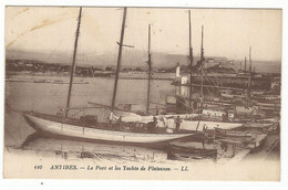 CPA, D 06, N°110 , Antibes - Le Port Et Les Yatchs De Plaisance ,Ed. LL. - Antibes
