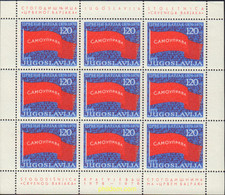 294243 MNH YUGOSLAVIA 1976 CENTENARIO DE LA BANDERA ROJA - Collections, Lots & Séries