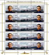 357678 MNH RUSIA 2015 MARINOS DE SUBMARINOS - Usados